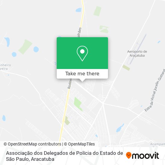 Associação dos Delegados de Polícia do Estado de São Paulo map
