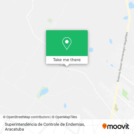 Superintendência de Controle de Endemias map
