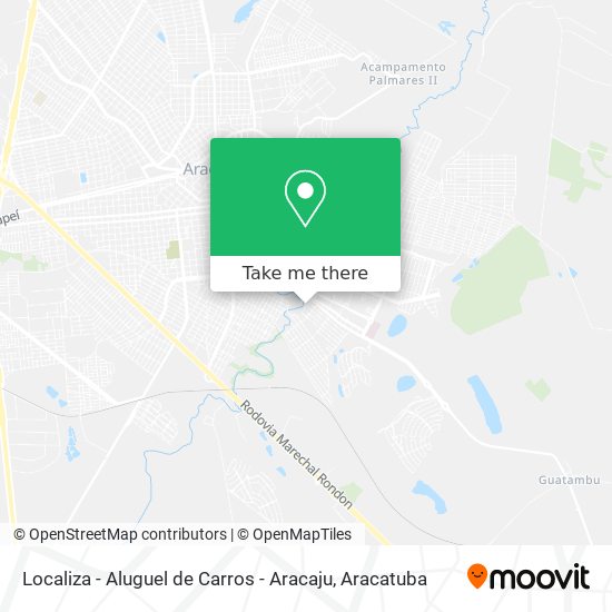 Localiza - Aluguel de Carros - Aracaju map