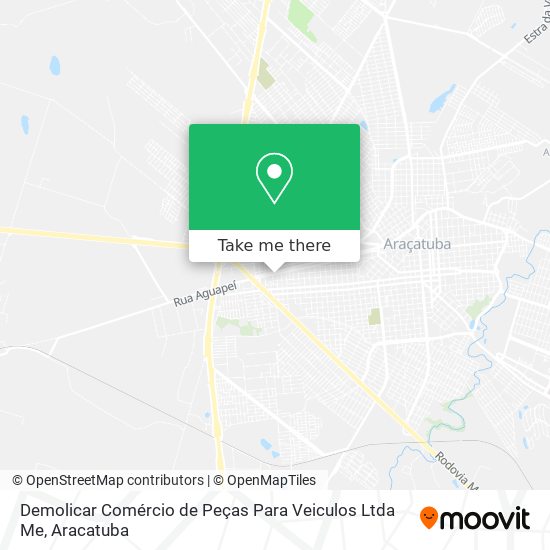 Mapa Demolicar Comércio de Peças Para Veiculos Ltda Me