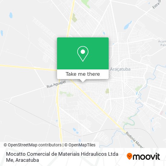 Mocatto Comercial de Materiais Hidraulicos Ltda Me map