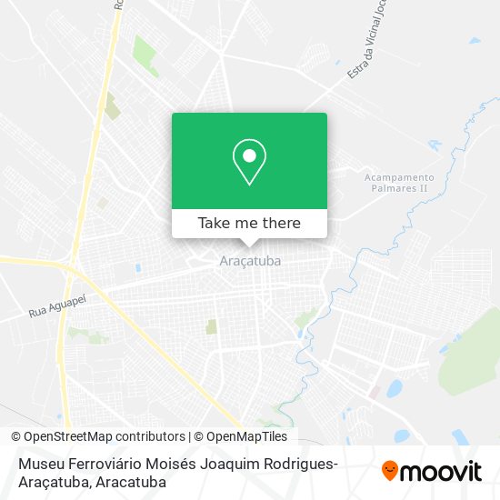 Museu Ferroviário Moisés Joaquim Rodrigues- Araçatuba map