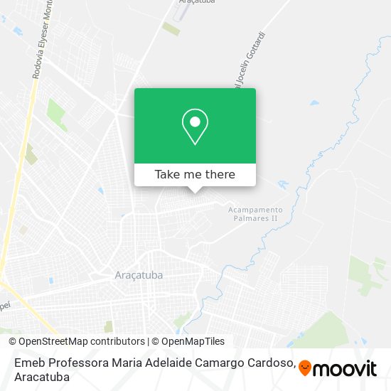 Emeb Professora Maria Adelaide Camargo Cardoso map
