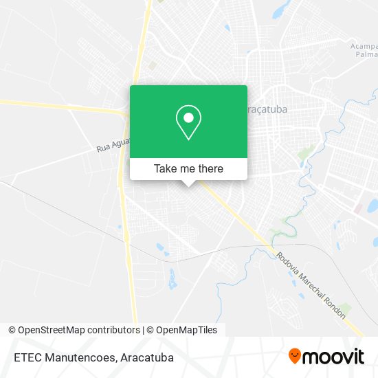 ETEC Manutencoes map