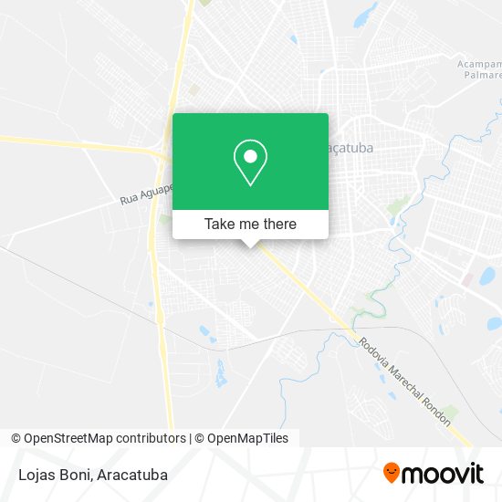 Mapa Lojas Boni