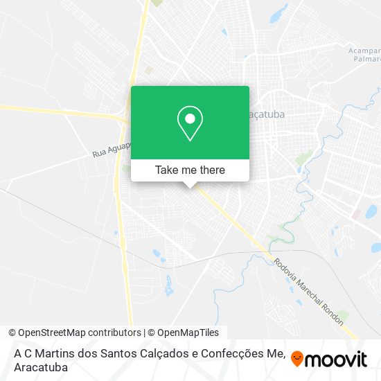 Mapa A C Martins dos Santos Calçados e Confecções Me