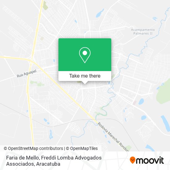 Mapa Faria de Mello, Freddi Lomba Advogados Associados