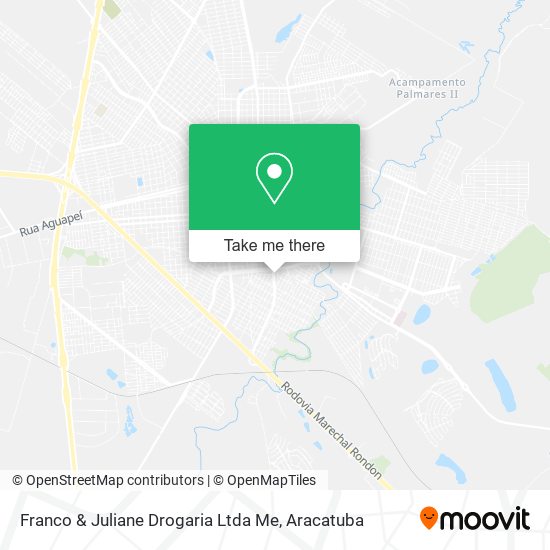 Franco & Juliane Drogaria Ltda Me map