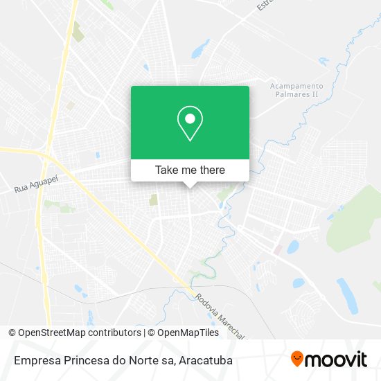 Empresa Princesa do Norte sa map