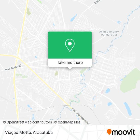 Viação Motta map