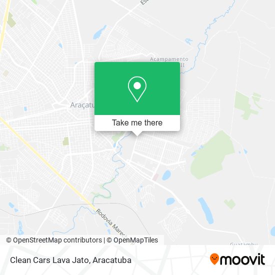 Clean Cars Lava Jato map