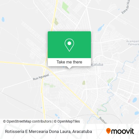 Mapa Rotisseria E Mercearia Dona Laura