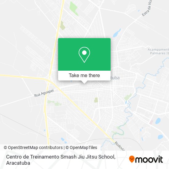 Centro de Treinamento Smash Jiu Jitsu School map