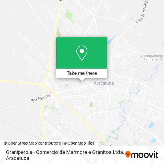 Graniperola - Comercio de Marmore e Granitos Ltda map