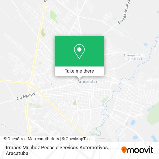 Mapa Irmaos Munhoz Pecas e Servicos Automotivos