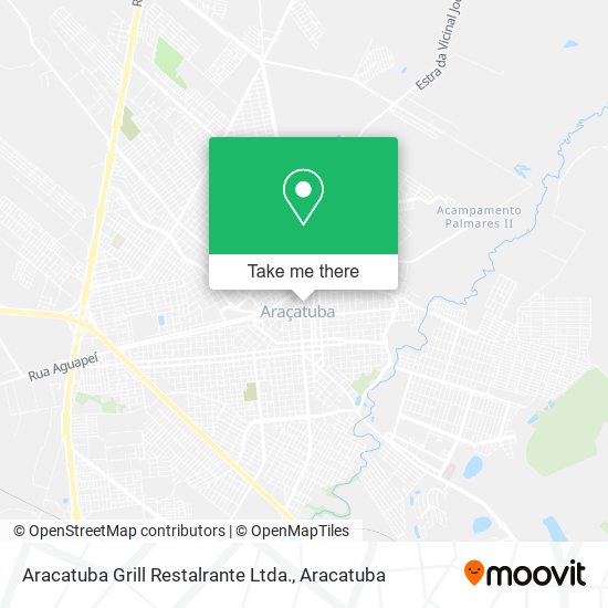 Aracatuba Grill Restalrante Ltda. map