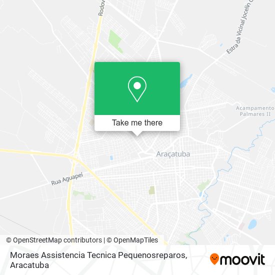 Moraes Assistencia Tecnica Pequenosreparos map