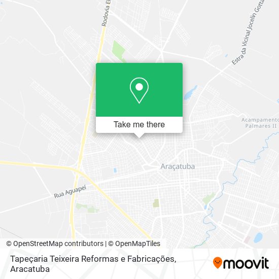 Mapa Tapeçaria Teixeira Reformas e Fabricações