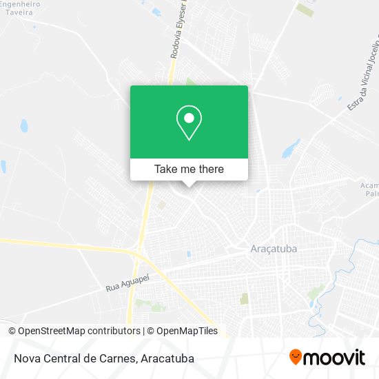 Nova Central de Carnes map