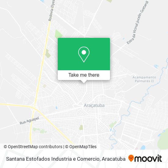 Santana Estofados Industria e Comercio map