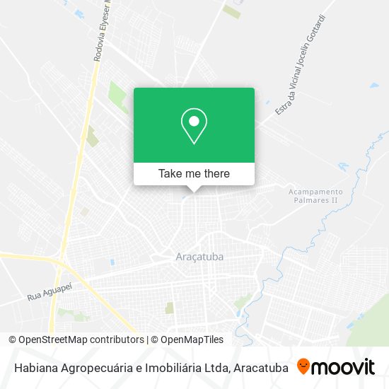 Habiana Agropecuária e Imobiliária Ltda map