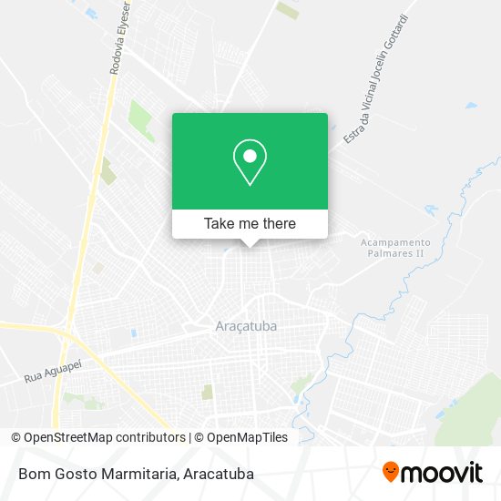 Bom Gosto Marmitaria map