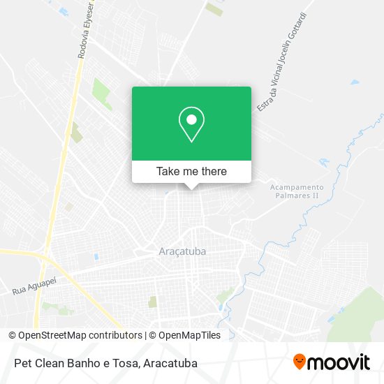 Pet Clean Banho e Tosa map