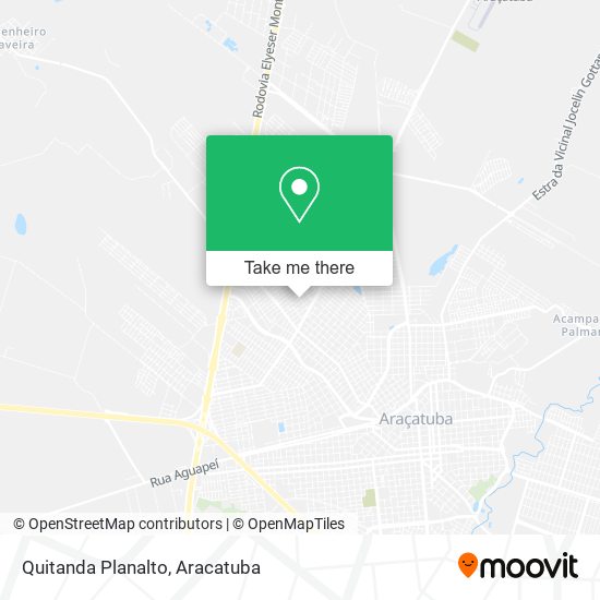 Quitanda Planalto map