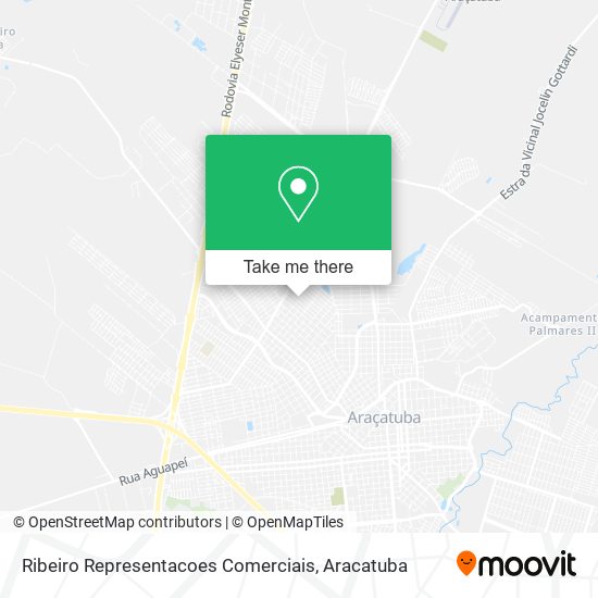 Ribeiro Representacoes Comerciais map