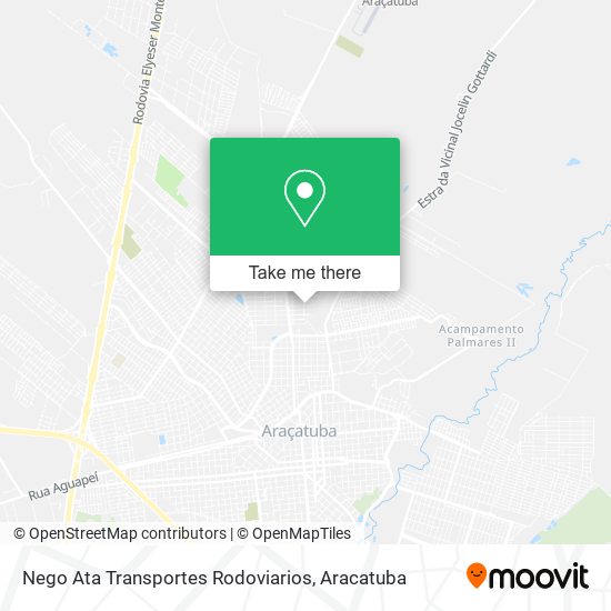 Nego Ata Transportes Rodoviarios map