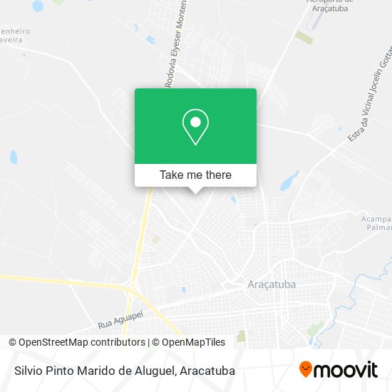 Mapa Silvio Pinto Marido de Aluguel