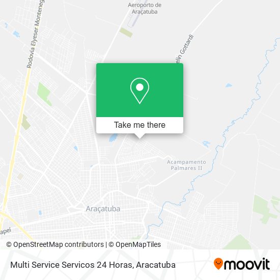 Mapa Multi Service Servicos 24 Horas