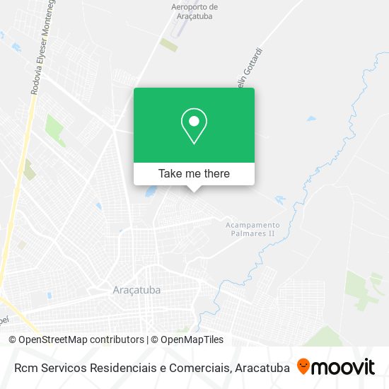 Mapa Rcm Servicos Residenciais e Comerciais
