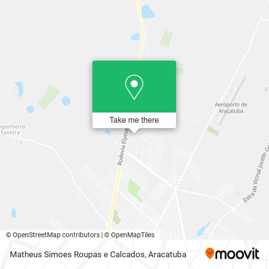 Mapa Matheus Simoes Roupas e Calcados