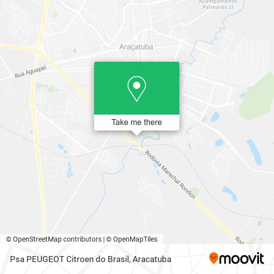 Psa PEUGEOT Citroen do Brasil map