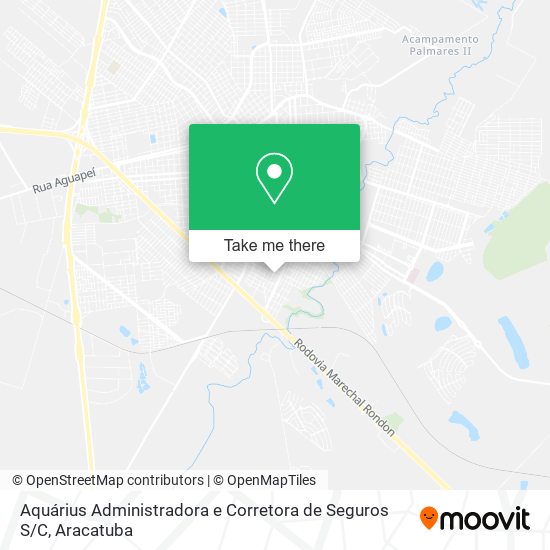 Aquárius Administradora e Corretora de Seguros S / C map