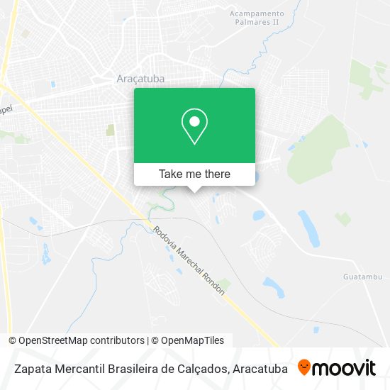 Zapata Mercantil Brasileira de Calçados map