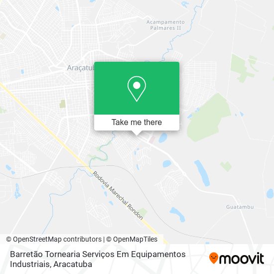 Mapa Barretão Tornearia Serviços Em Equipamentos Industriais