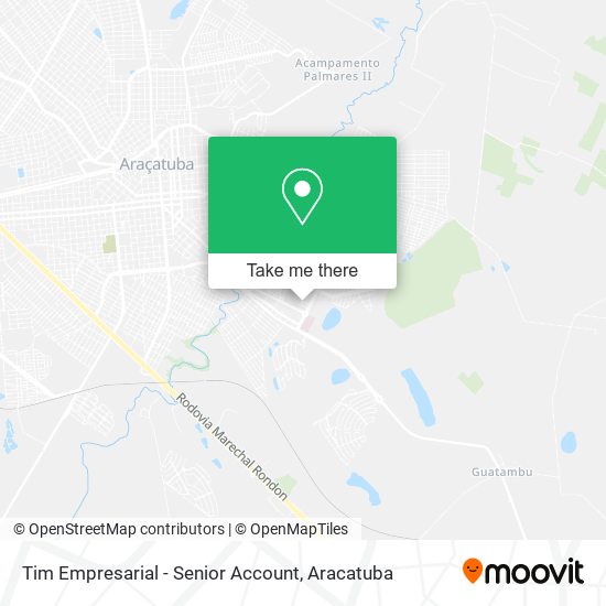 Tim Empresarial - Senior Account map