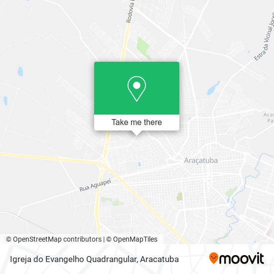 Mapa Igreja do Evangelho Quadrangular