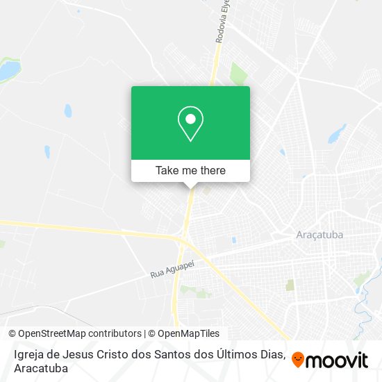 Mapa Igreja de Jesus Cristo dos Santos dos Últimos Dias