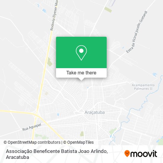 Associação Beneficente Batista Joao Arlindo map