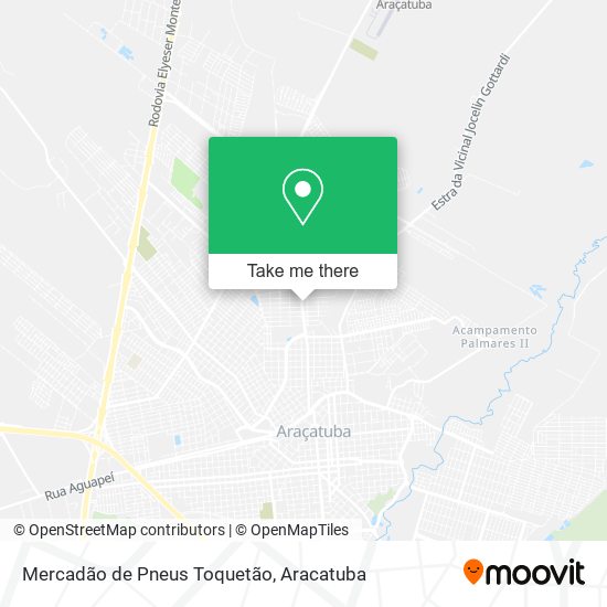 Mapa Mercadão de Pneus Toquetão