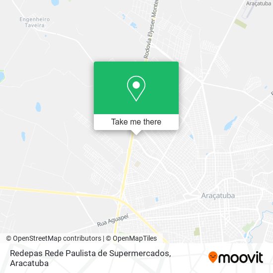 Mapa Redepas Rede Paulista de Supermercados