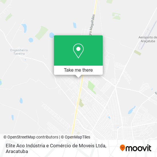 Elite Aco Indústria e Comércio de Moveis Ltda map