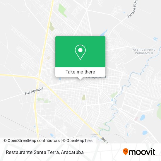 Mapa Restaurante Santa Terra