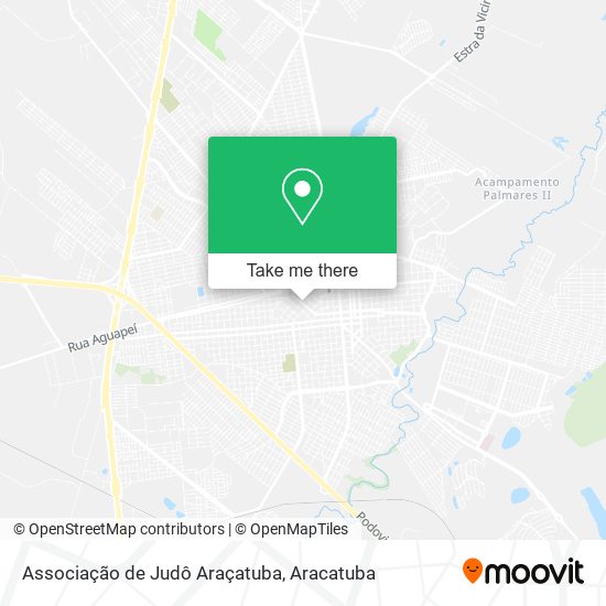 Associação de Judô Araçatuba map