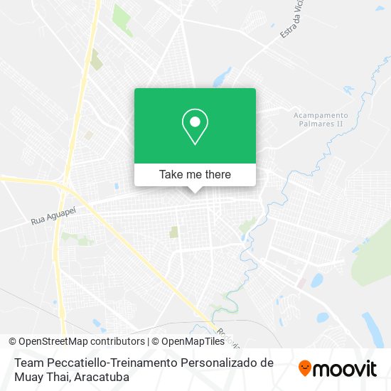 Mapa Team Peccatiello-Treinamento Personalizado de Muay Thai