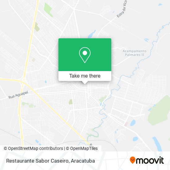 Mapa Restaurante Sabor Caseiro