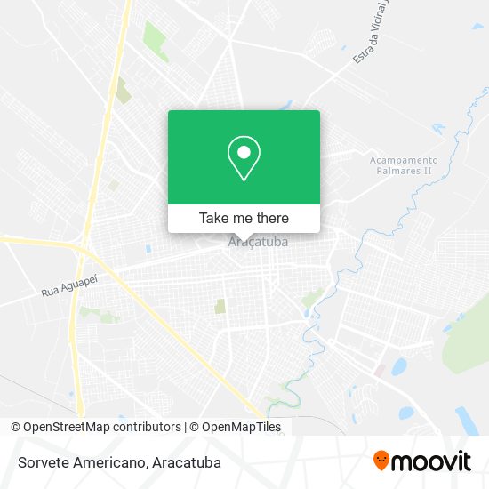 Sorvete Americano map